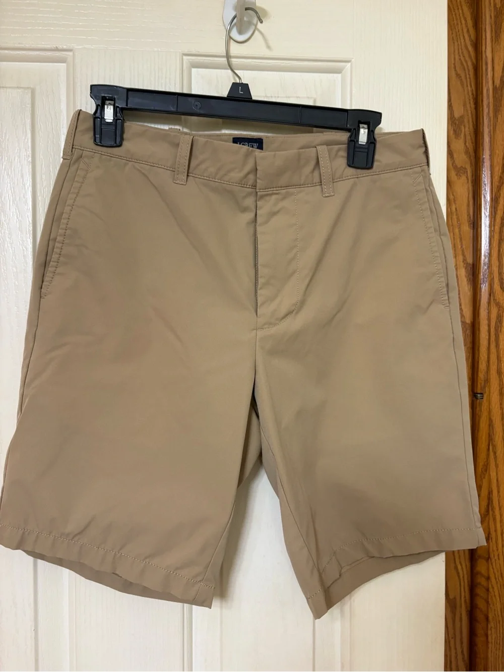 J. Crew Men's Khaki Flat Front Chino Shorts